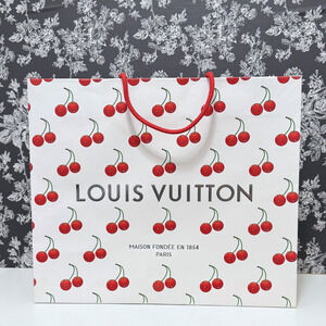 Louis Vuitton Takashi Murakami Cherry Packaging 15.75x13.5x6" Shopping Bag